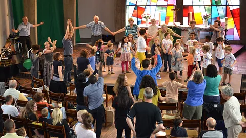 Foto von einem Familiengottesdienst